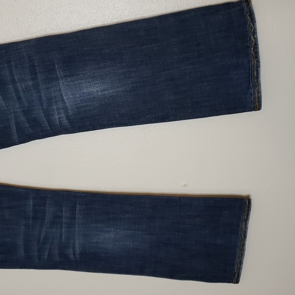 LA IDOL USA Y2K Jeans Studded Bootcut Overstitched Vintage Excellent Summer - Picture 4 of 16